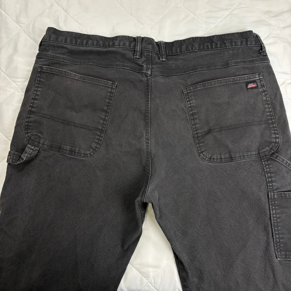 Dickies Men's Work Pants 40x32 Black Cotton Stretch Utility‎ Straight